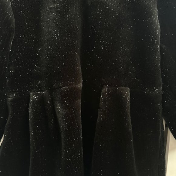 Faux Fur Shimmer Car Coat - Picture 8 of 8